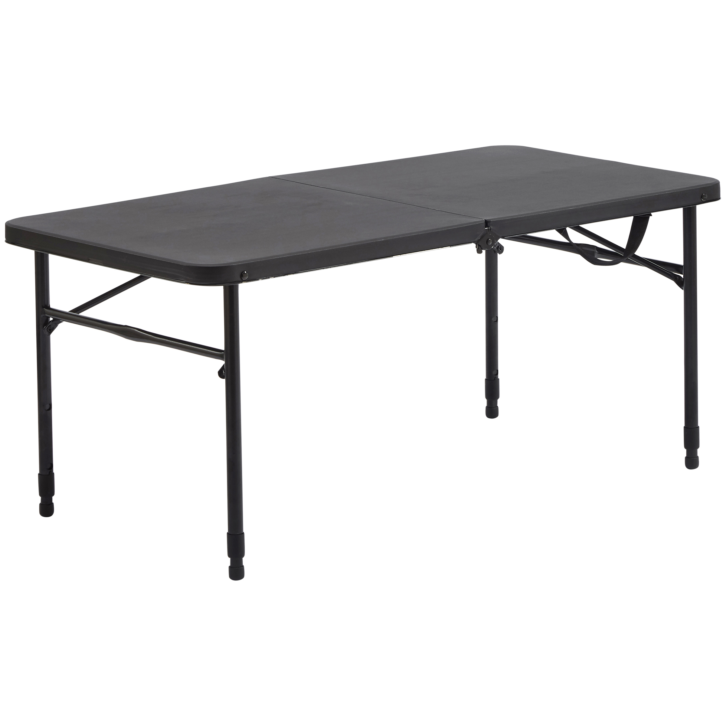 Mainstays 40″ Fold-in-Half Plastic Folding Table