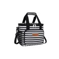thumbnail image 2 of Large Cooler Bag, Insulated Lunch Tote for Women, Lunch Cooler Bag with Shoulder Strap, Travel Cooler Bag, 13X10X11 in Striped Pattern Leakproof Outdoor Picnic Car Drink Cold, 2 of 9