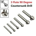 thumbnail image 4 of GLFSIL 3Flute Countersink Drill Bit 90Degree Chamfering Tools Chamfer Cutter 6.3-20.5mm, 4 of 7