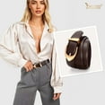 thumbnail image 6 of JASGOOD Women's Leather Belts for Jeans Dresses Fashion Ladies Belt with Gold Buckle, 6 of 8
