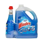 Windex Original Glass Cleaner (128 oz. refill + 32 oz. trigger)