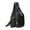 Black, variant on Lightweight Outdoor Travel Shoulder Backpack, Polyester Nylon Slim Bag, Soft Shoulder Adjustable Strap Backpack for Daily Driving, Walking, Sports