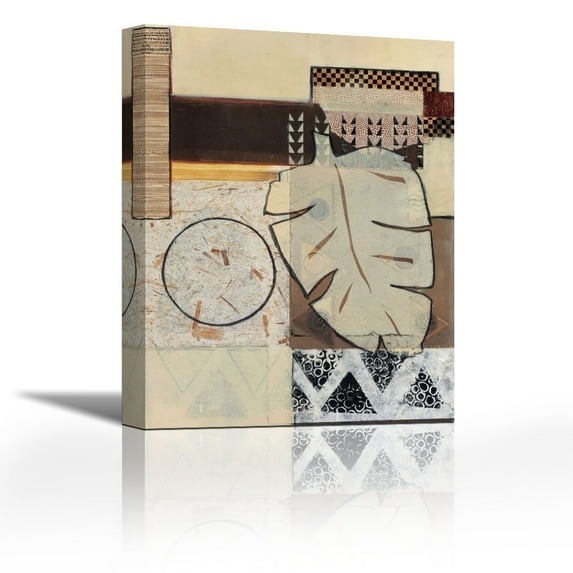 Global Patterns I - Contemporary Fine Art Giclee on Canvas Gallery Wrap - wall décor - Art painting - 20 x 27 Inch - Ready to Hang