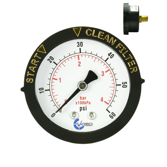 Pool Filter Pressure Gauge