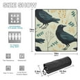 thumbnail image 3 of Crows Leaves Beach Blanket Outdoor Picnic Blanket 78"x 78" Waterproof Foldable for Beach Camping Travel Hiking Grass Lawn Park, 3 of 5