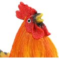 thumbnail image 4 of Ensemble de Décorations en Pot de Jardin de Poulet de Simulation de Poule de Coq de Résine, 4 of 7