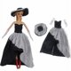 thumbnail image 2 of Conjunto de 3 piezas para muñeca de moda para banquete de noche, ropa para muñeca de 28 cm, vestuario infantil, juguetes de disfraces, 2 of 5