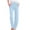 Light Blue, variant on Sevevn Fashion Womens Casual Color Elastic Loose Pants Straight Wide Leg Trousers With Pocket Spring Tops for Women Light Blue XXL