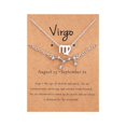 thumbnail image 2 of Twelve Constellation Necklace Diamond Bracelet + Necklace Set Constellation Card Set, 2 of 9