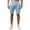 Light Blue, variant on Youmylove Trendy Mens Shorts Men's Summer Linen Shorts With Pockets Short Trousers Beach Shorts Classic Relaxed Fit Short