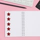 thumbnail image 4 of Uxcell 2 Rollos de Etiquetas Autoadhesivas en Forma de Estrella Brillantes de 1 Pulgada, Rojo Rosa (C-85-25), 4 of 5