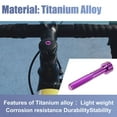 thumbnail image 3 of Unique Bargains Pink Universal M6x40 Bike Stem Bolt Bicycle Bike Headset Stem Bolt Bike Bicycle Accessory, 3 of 6
