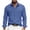 Blue, variant on Shirts for Men Casual Lapel Collar Button Down V Neck Long Sleeve Work Shacket with Double Chest Pockets Navy 3XL