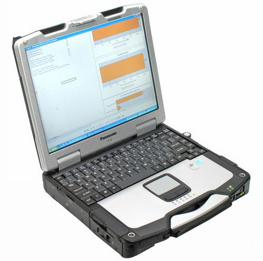 Panasonic ToughBook CF-30 Intel Core Duo 1600 MHz 80GB HDD 3072mb 13.0” WideScreen LCD Windows 7 Pro 32 Bit USED - image 4 of 4