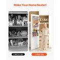 thumbnail image 6 of Over The Door Organizer, 6-Tier Adjustable Hanging Storage Rack for Pantry & Kitchen, Freestanding Metal Shelf Unit, 6 of 7