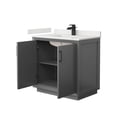 thumbnail image 7 of Wyndham Collection WCF414136SLGWQUNSMXX Strada 36" Free Standing Single Basin Vanity Set -, 7 of 7