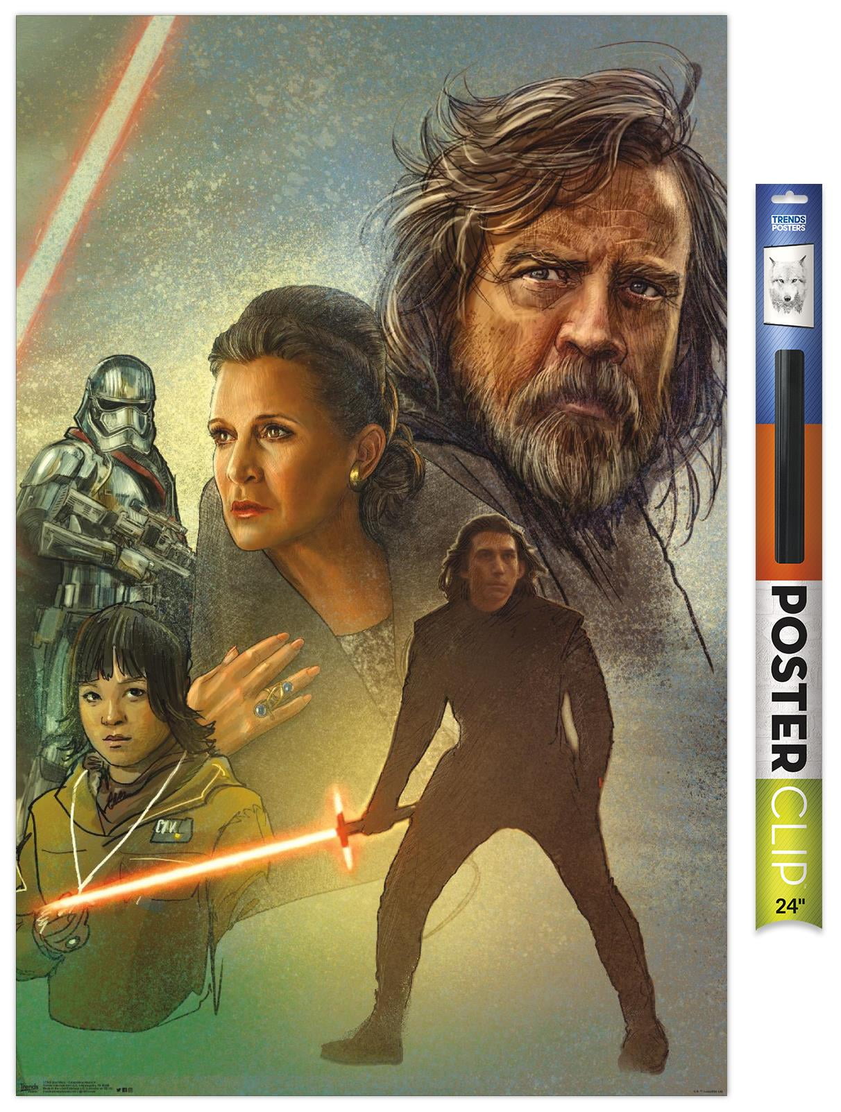 Star Wars The Last Jedi Celebration Mural Premium Poster and Poster