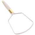 thumbnail image 4 of Miangastore Handle Cosmetic Mirror Square Simple Durable Clear Fashionable Mirror for Home Store (Beige), 4 of 8