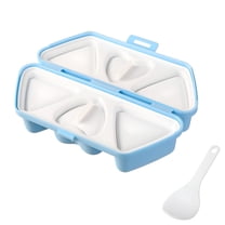 ACDANC 1 Set Sealed Onigiri Mold - Food Grade - Non-Stick - Simple Demoulding - 6 Grids - Triangle Rice Ball Mold