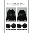 thumbnail image 4 of HOTAPEI Turtleneck Sweaters for Women Black Oversized Cable Knit Sweater Soft Comfy Pullover Sweaters Pullover Knit Winter Tops, 4 of 5