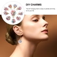 thumbnail image 5 of FRCOLOR 10 Pcs Trendy Charms Jewelry DIY Earring Earring Charms 2X1.5CM, 5 of 8