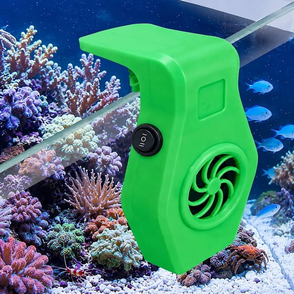 Aquarium Cooling Fan  Dual Speed USB Powered Clip On Quiet Fresh Saltwater Tank Accessory