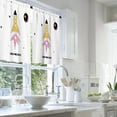 thumbnail image 2 of LALILO Kitchen Curtains and Valances Set of 3 36" Fashion Window Treatment Tiers for Window Decor, 2 of 5