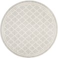 thumbnail image 1 of Safavieh Amherst Light Grey Indoor Outdoor Rug - Round 5', 1 of 2