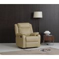 thumbnail image 3 of Glory Furniture Ward Faux Leather Upholstered Rocker Recliner in Putty, 3 of 6