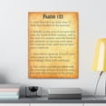 thumbnail image 3 of Scripture Walls Psalm 123 Chapter Gold Bible Canvas Christian Wall Art Ready to Hang Unframed, 3 of 7