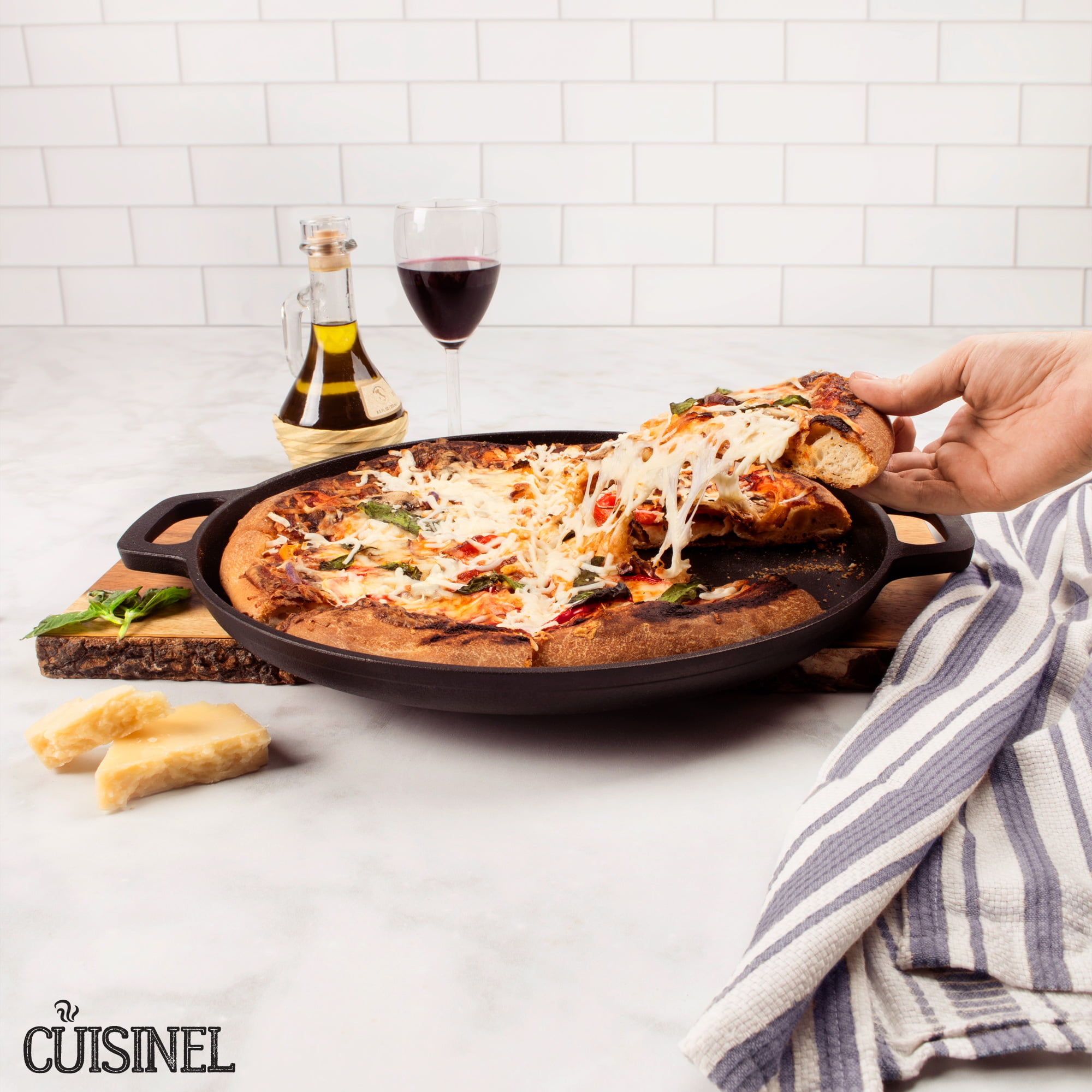 Essenso Enameled Cast Iron Round Griddle Tortilla Comal Small Pizza Pa –  Super Cupertino