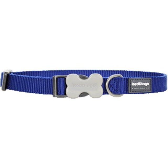 Red Dingo DC-ZZ-DB-SM Collier pour Chien Classique Bleu Foncé, Petit