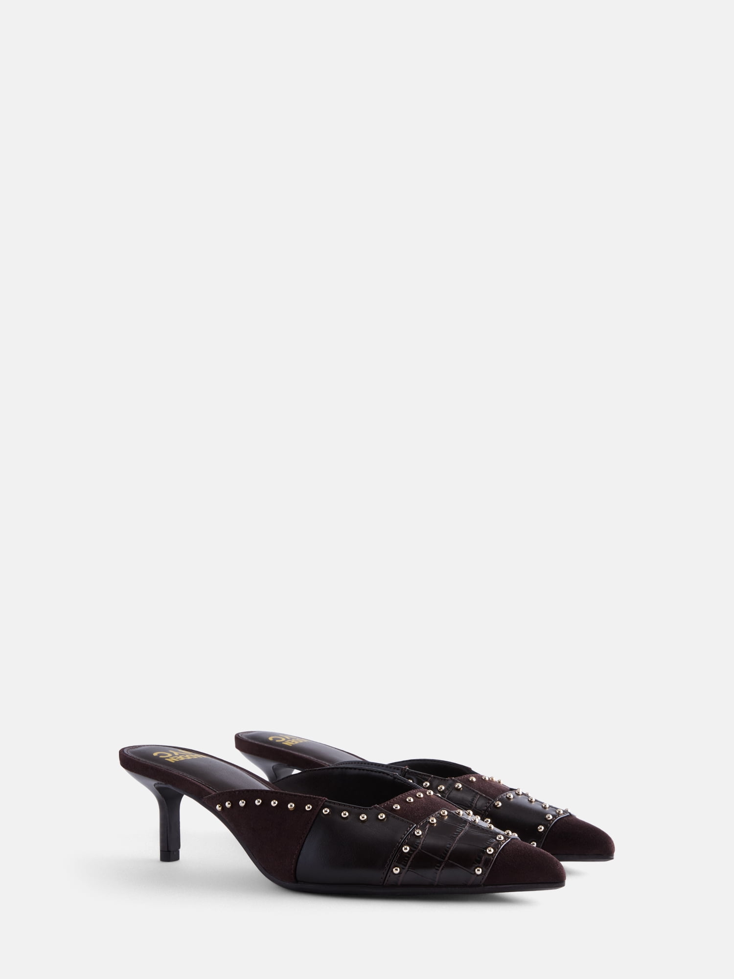 Madden NYC Women's Studded Mule Heels