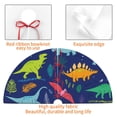thumbnail image 4 of Rateoe Dinosaurs Print Christmas Tree Skirt 48" for Xmas Holiday New Year Party Circle Tree Mat Ornaments Decoration, 4 of 7