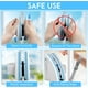 thumbnail image 5 of Limpiador de ventanas magnético de dos lados, equipo de limpieza ultrarresistente para ventanas de doble acristalamiento con mango de fácil agarre, limpiador ajustable con desmagnetización., 5 of 5