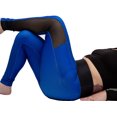 thumbnail image 4 of Women's High Waisted Activewear Yoga Royal Blue Mesh Insert Leggings with Pocket by Astrid Underground, 4 of 4