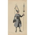 thumbnail image 3 of Will R. Barnes 15x24 Black Modern Framed Museum Art Print Titled - Guards-Men (1912 - 1924), 3 of 5