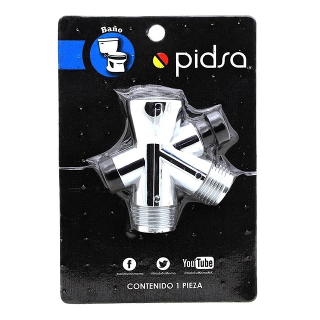 Desviador de Flujo Pidsa Cromado para Regadera