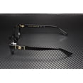 thumbnail image 4 of GUCCI GG0639OA 001 Rectangular Squared Black Gold 53 mm Women's Eyeglasses, 4 of 5