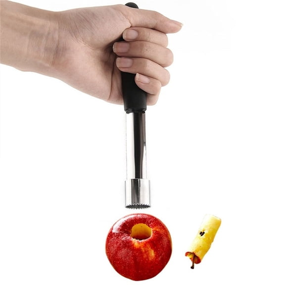 3 Packs Stainless Steel Fruit Corer Tool for Apples Pears Kitchen Gadget Easy Core Remover with Ergonomic Handle
