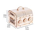 thumbnail image 3 of DIY Creative 3D Wooden Puzzle Game Assembly Password Box Toy for Child Adult, 3 of 6