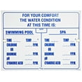 thumbnail image 3 of Pentair Rainbow R234500 12" x 9" Virginia Water Conditions Pool Sign, 3 of 3
