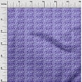 thumbnail image 3 of oneOone Cotton Poplin Purple Fabric Chritmas Snow Flakes Craft Projects Decor Fabric Printed By The Yard 42 Inch Wide, 3 of 4
