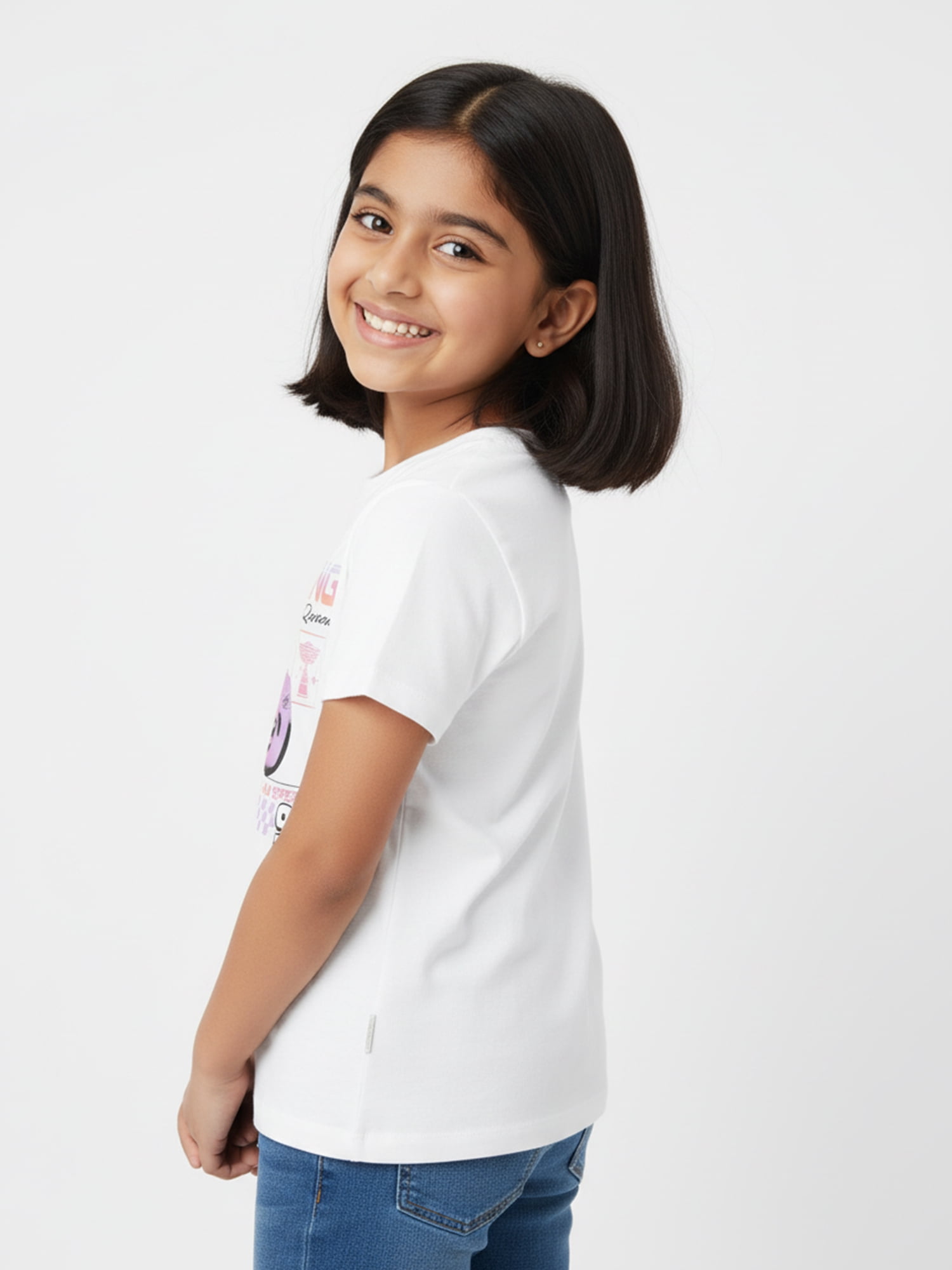 Cars Girls Lightning McQueen Graphic T-Shirt with Short Sleeves, Sizes 4-16