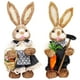 thumbnail image 5 of 8x Conejo de Pascua Macarena de paja para decoración de fotos al aire libre, 5 of 5
