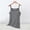 Silver, variant on Womens Camisoles Spaghetti Strap Tank Top Striped Modal Crew Neck Undershirt Loose Fit Lightweight Casual Shirts Summer Gray