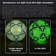 thumbnail image 2 of Eigraketly Fútbol reflectante noche brillante interior oficial luminoso Soccers PU resistente a los deslizamientos fluorescente pelotas de entrenamiento Ropa Deportiva, Zapatos Eigraketly OD014095-00, 2 of 6