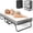 75” x 31”, variant on FURNO Foldable Guest Bed with 5‑Inch Memory‑Foam Cushion,75" x 31" Mobile Folding Bed, Sturdy Metal Frame for Office & Apartment Use