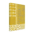 thumbnail image 2 of Trademark Fine Art 'Golden Block print II' Canvas Art by Chariklia Zarris, 2 of 4