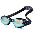 thumbnail image 2 of Gafas de natación, Gafas de natación Sin Fugas Protección Completa Adultos Hombres Mujeres Jóvenes （Negro）, 2 of 5